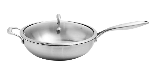 Stainless Steel Non-Stick Frying Pan for Induction & Gas