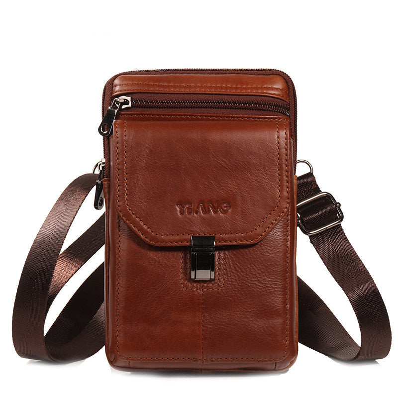 "New Leather Men's Mobile Phone Pocket"