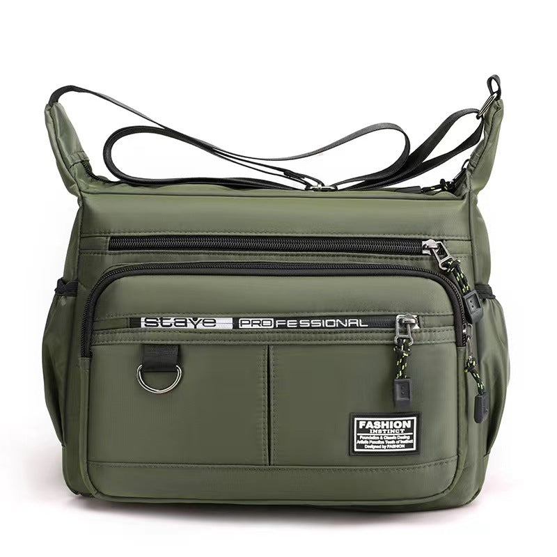 2024 Men's Water-Resistant Oxford Fabric Shoulder Bag