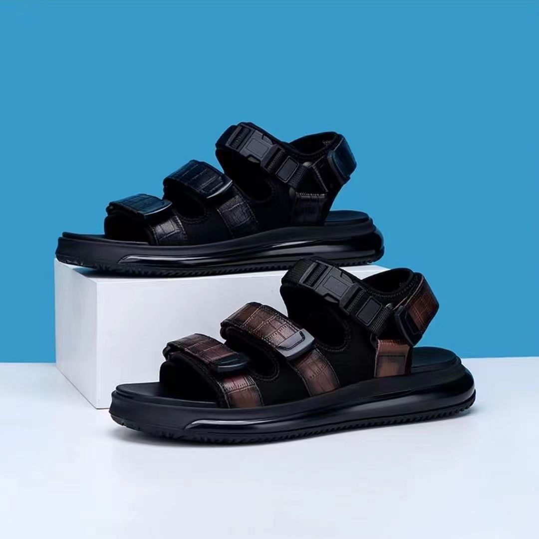 Men's 2023 Summer Genuine Leather Sports Sandals