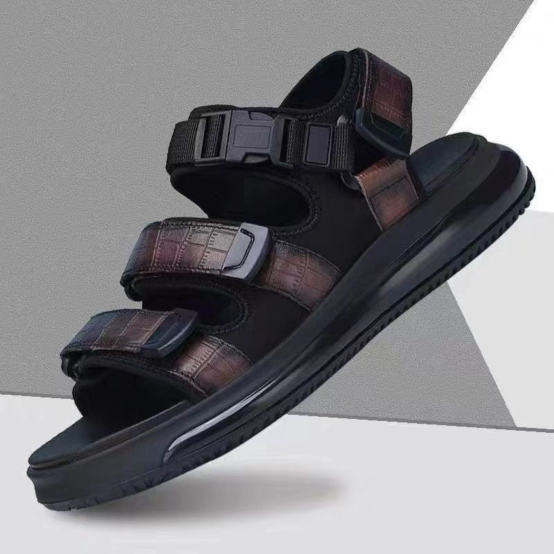 Men's 2023 Summer Genuine Leather Sports Sandals
