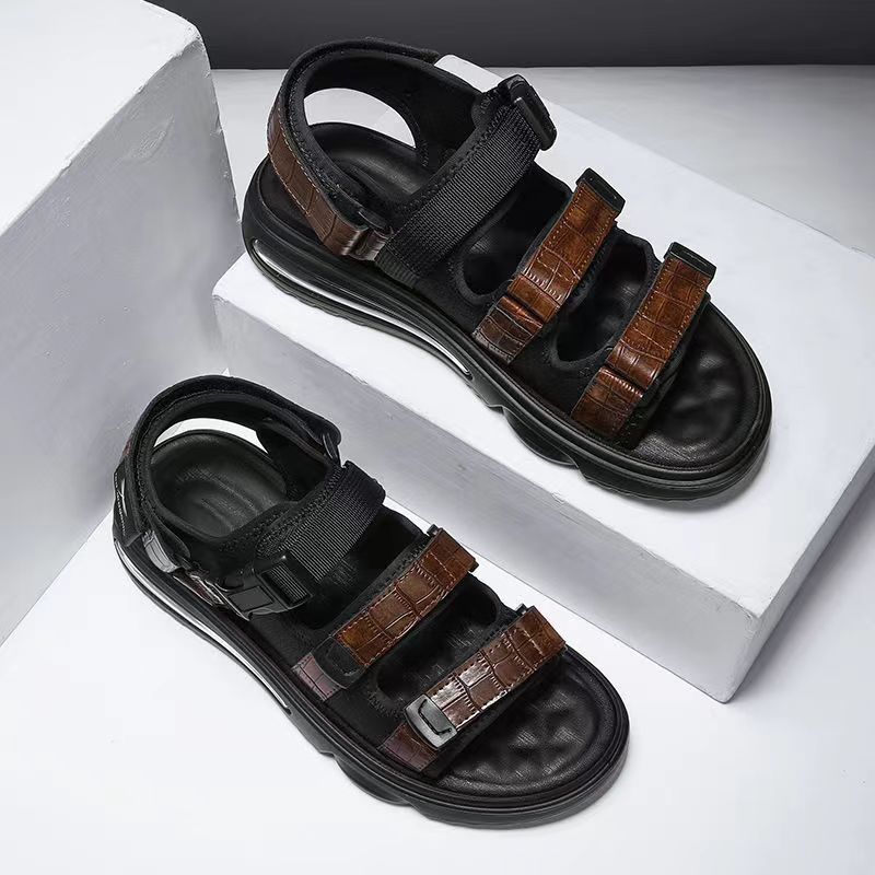 Men's 2023 Summer Genuine Leather Sports Sandals