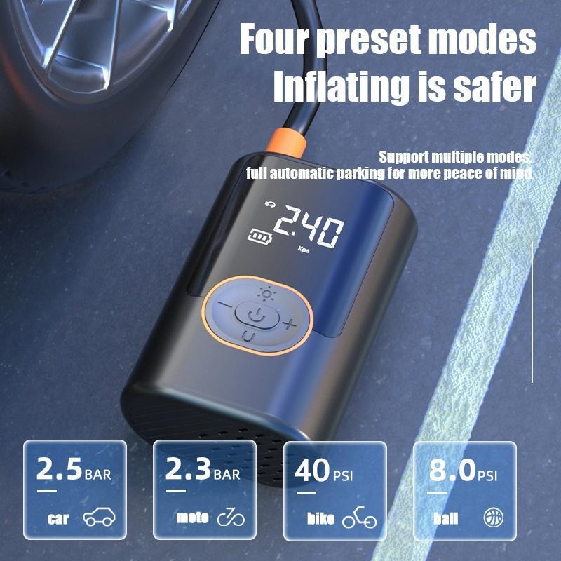 Manual Tire Air Pump for Car, Bicycle, and Basketball