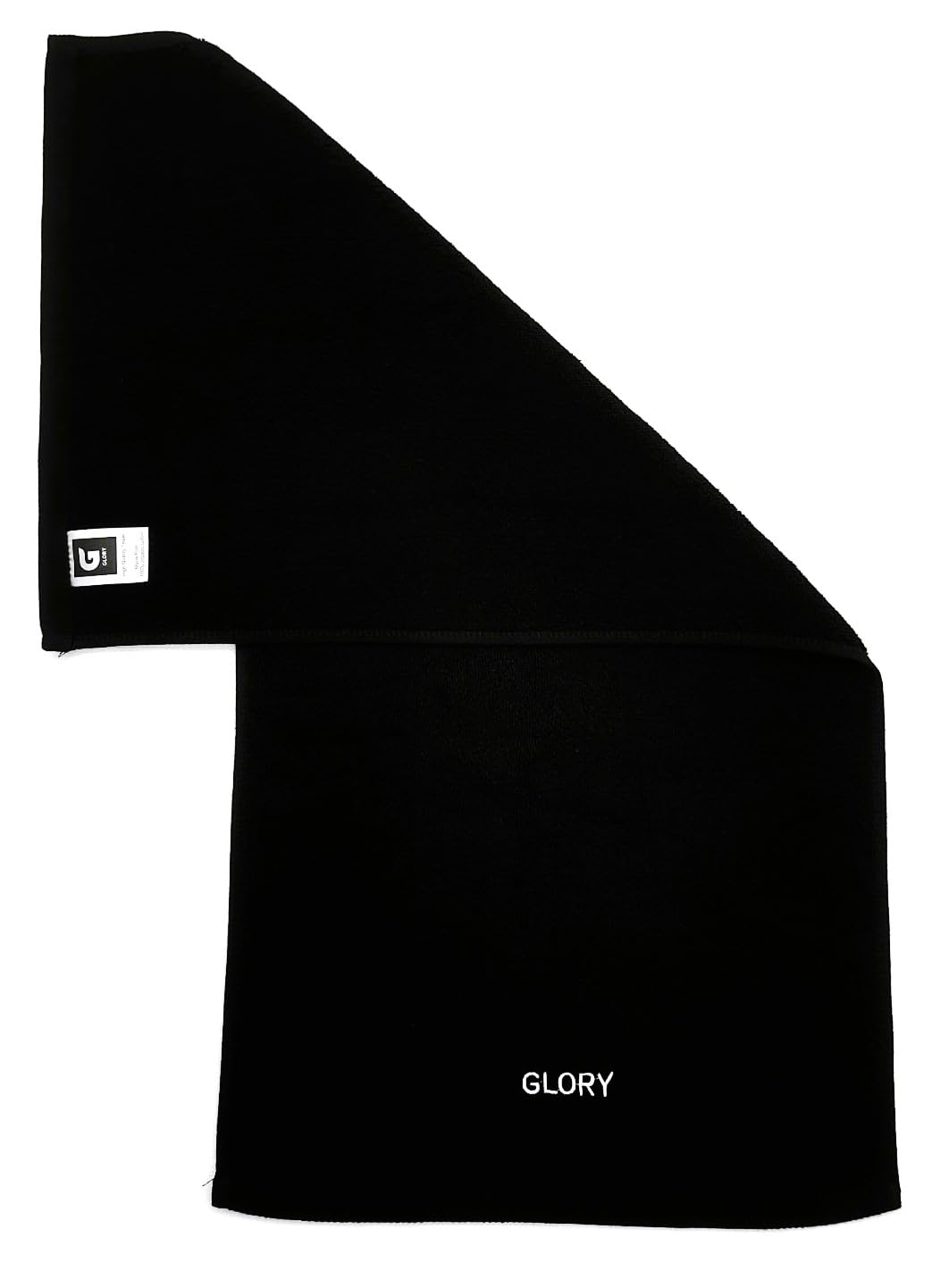 Glory Gym Towel - 100% Organic Cotton - Soft and Absorbent for Gym Yoga spa Dimensions (29.52 X 13.78 inch) 570 GSM (Black)