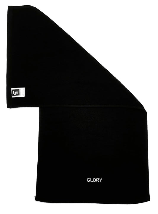 Glory Gym Towel - 100% Organic Cotton - Soft and Absorbent for Gym Yoga spa Dimensions (29.52 X 13.78 inch) 570 GSM (Black)