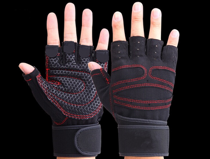 Half-Finger Fitness Gloves for Gym Workouts
