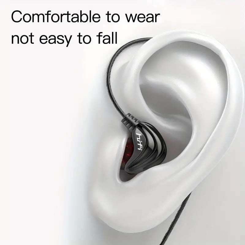 Wrap Around Ear Heavy Bass Wired Sports Gaming Headset