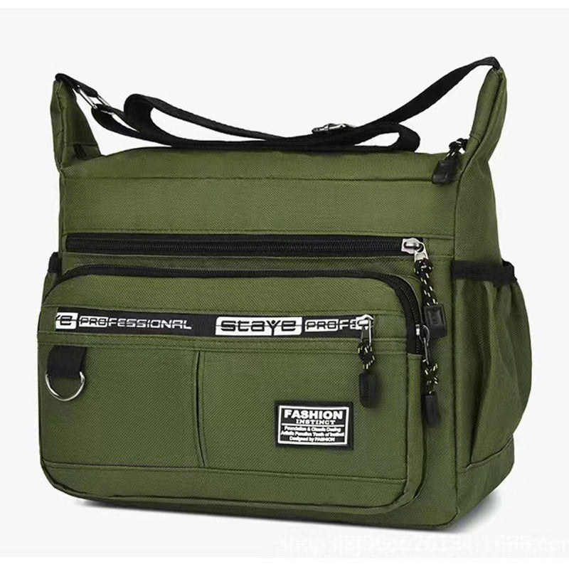 2024 Men's Water-Resistant Oxford Fabric Shoulder Bag