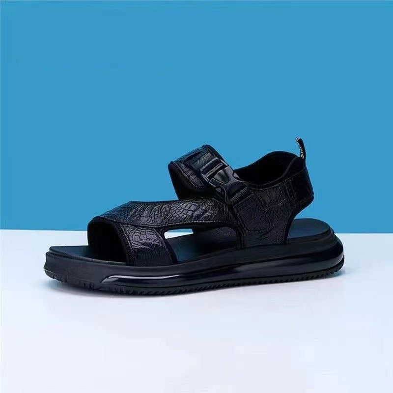 Men's 2023 Summer Genuine Leather Sports Sandals