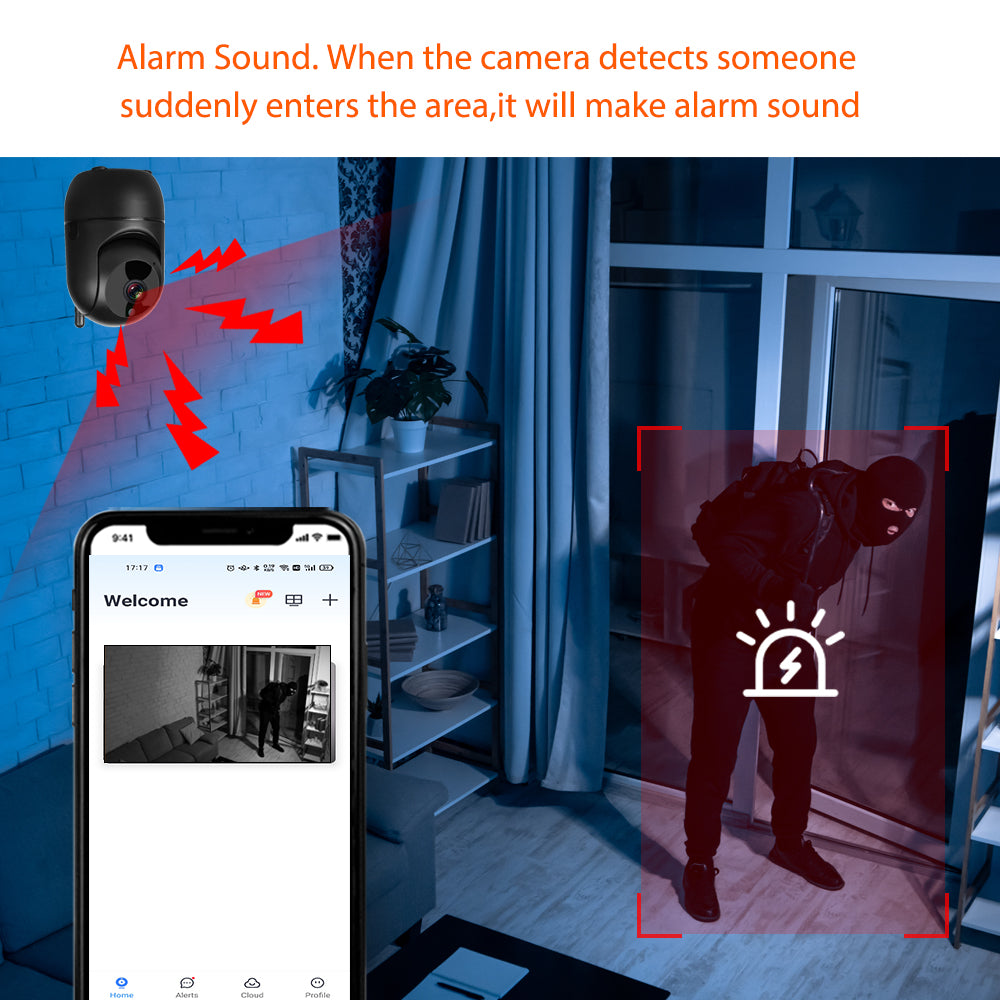 Wireless HD Night Vision Smart Surveillance Camera