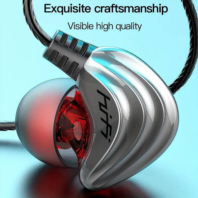 Wrap Around Ear Heavy Bass Wired Sports Gaming Headset
