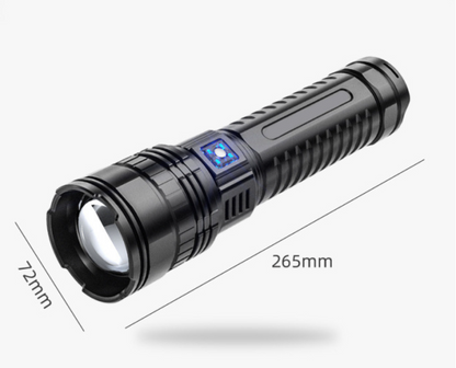 Powerful 1000W LED Tactical Flashlight (Single Unit)