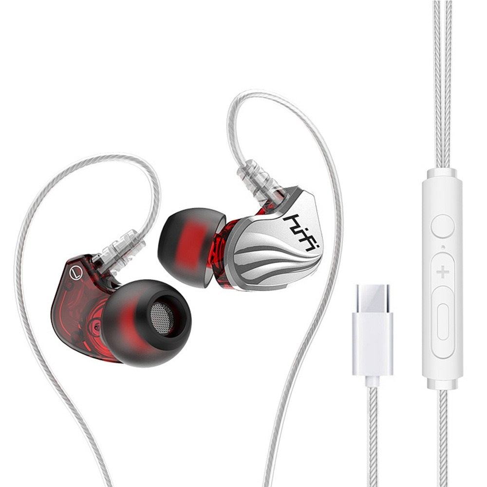 Wrap Around Ear Heavy Bass Wired Sports Gaming Headset