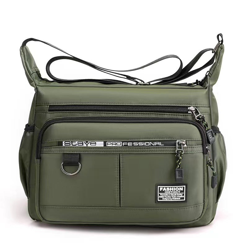 2024 Men's Water-Resistant Oxford Fabric Shoulder Bag