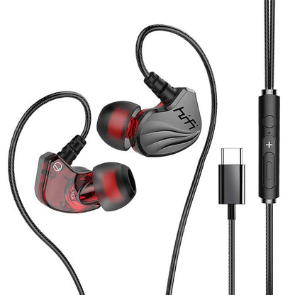 Wrap Around Ear Heavy Bass Wired Sports Gaming Headset