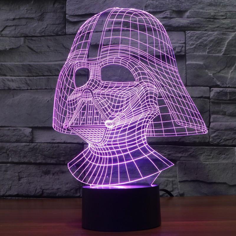 3D Visual LED Night Light - Touch & Remote Control Eagle