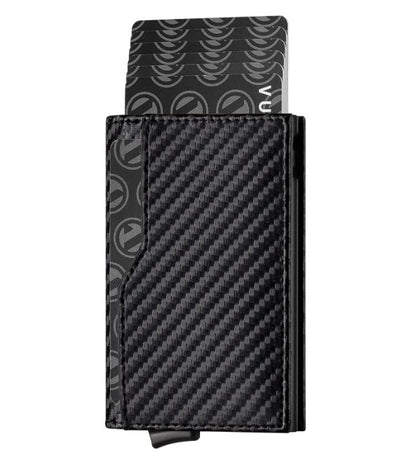 RFID Blocking Automatic Leather Wallet with ID Windows