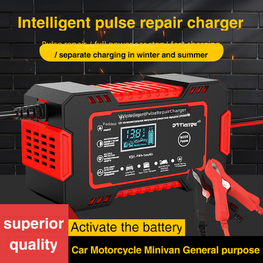 12V 6A Smart Universal Battery Charger for Motorcycles