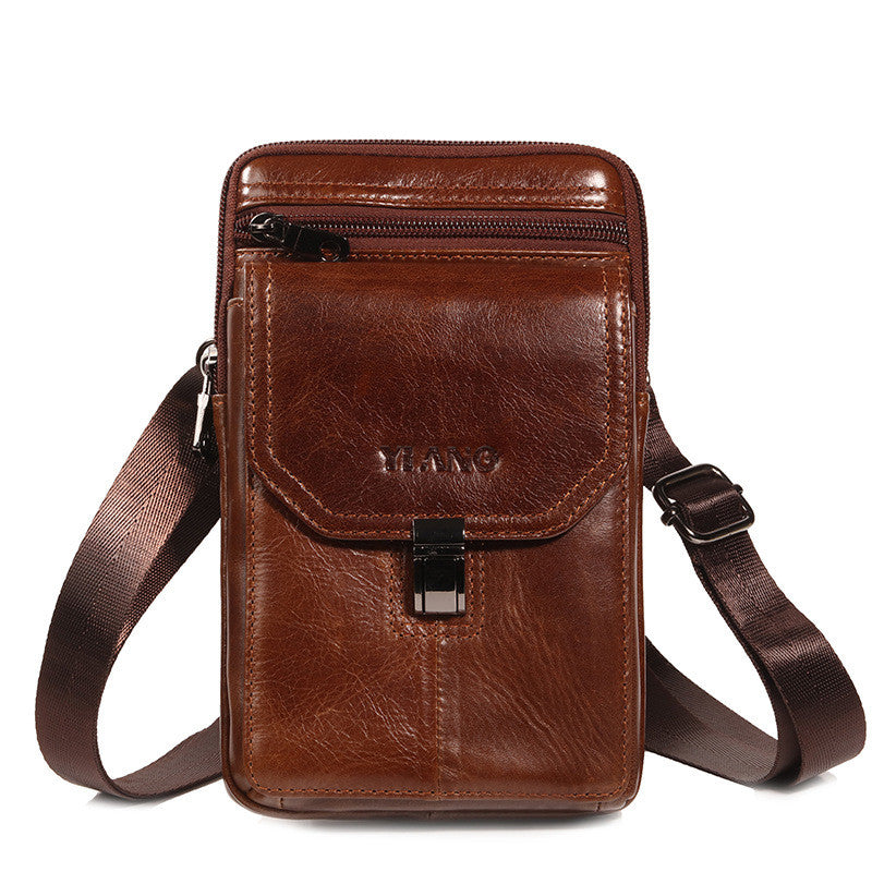 "New Leather Men's Mobile Phone Pocket"