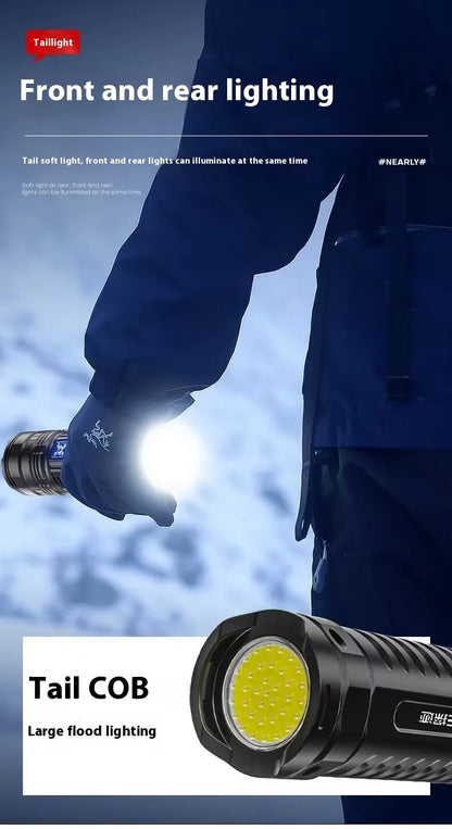 Super Bright White Laser Flashlight with Zoom