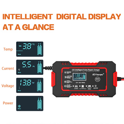 12V 6A Smart Universal Battery Charger for Motorcycles