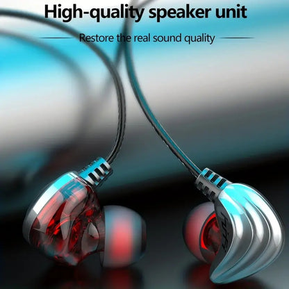 Wrap Around Ear Heavy Bass Wired Sports Gaming Headset