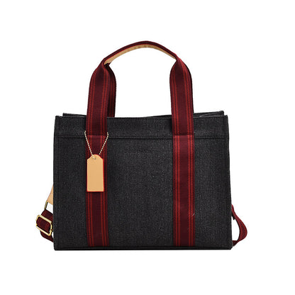 Women's Retro Denim Tootsie Bag for Daily Use