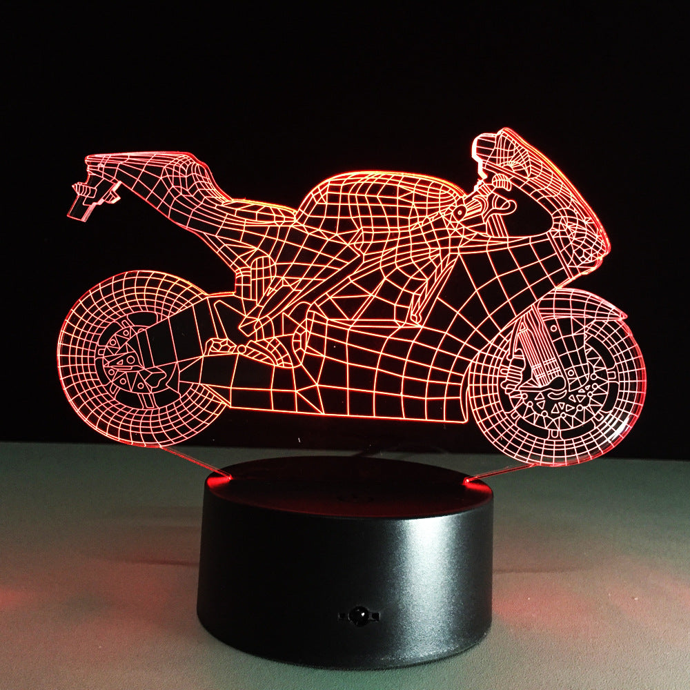 3D Visual LED Night Light - Touch & Remote Control Eagle