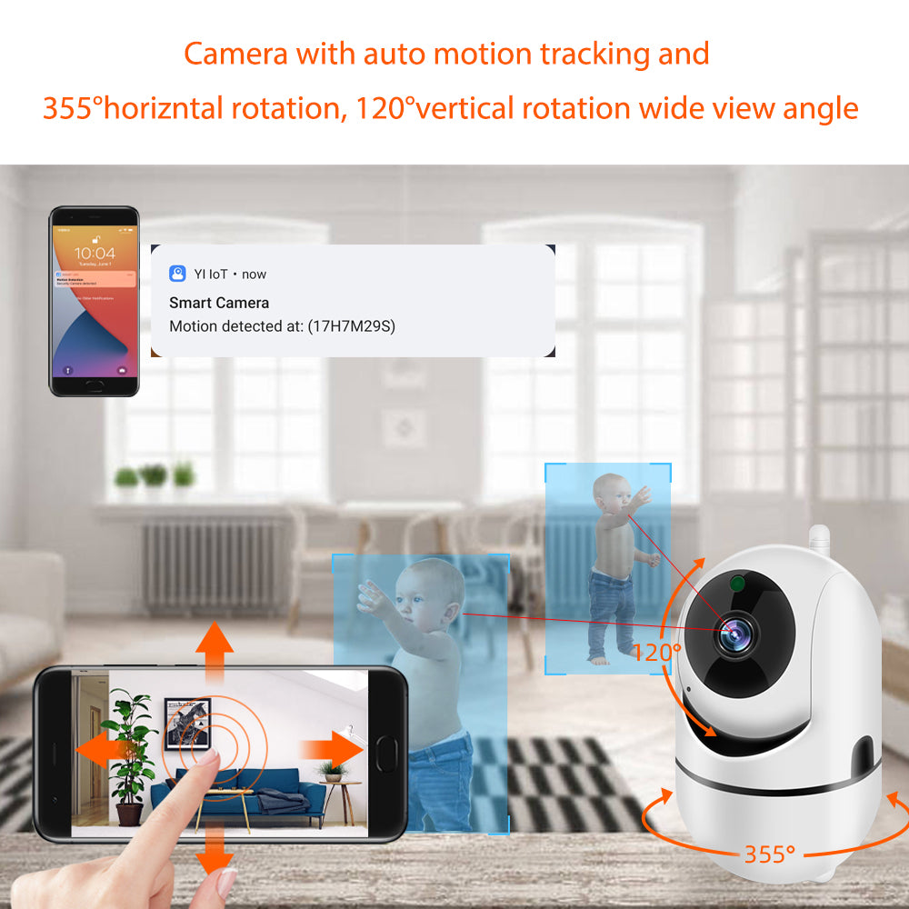Wireless HD Night Vision Smart Surveillance Camera