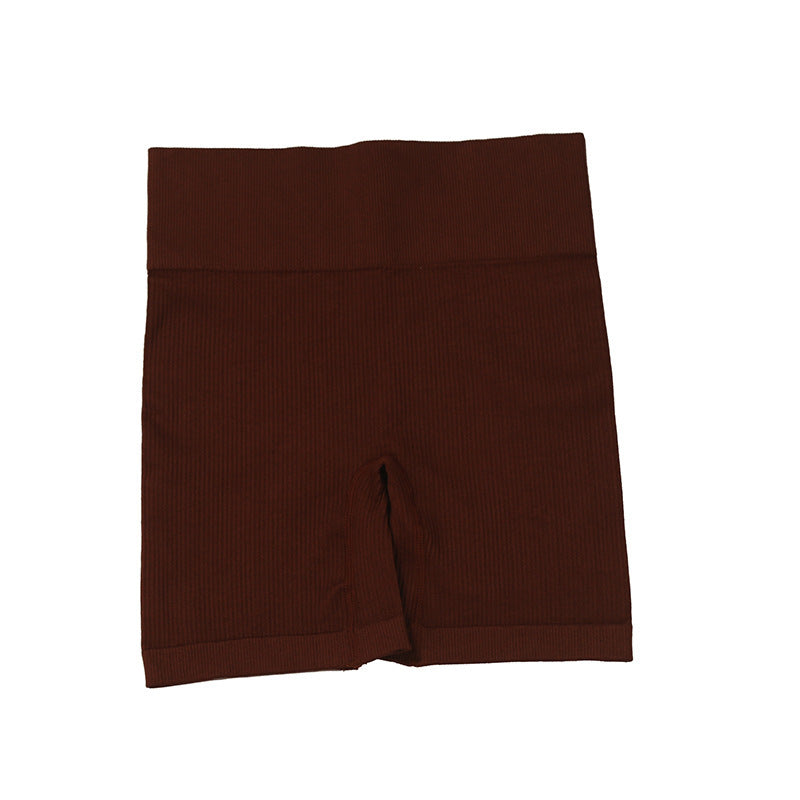 High-Stretch Pure Color Yoga Shorts and Fitness Pants