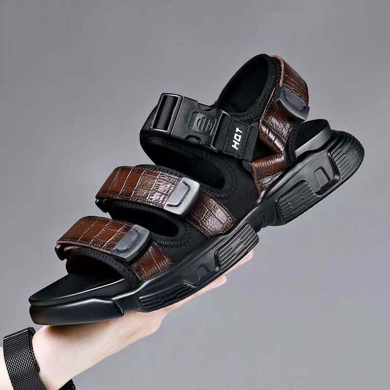 Men's 2023 Summer Genuine Leather Sports Sandals